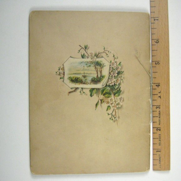 Sunday School German Calendar Book Geschenk Sonntagsschule Floral Druck Verlag - Picture 8 of 8